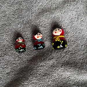 Glass Colorful Nesting Dolls Toy Set